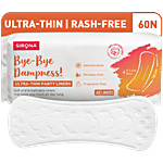SIRONA Ultra-Thin Cottony Crisp Panty Liners | Ultra Soft and Breathable Liners for Everyday Use 60 pcs