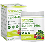 Bodyguard Fruits & Vegetables Disinfectant Tablets - Purify Water 50 pcs (Pack of 2)