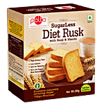 POLKA Sugarless Diet Rusk - Sooji & Elaichi 200 g 