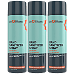 Dr Rhazes Hand Sanitizer Spray - Alcohol Based, Kills 99.9% Bacteria, Fungi & Viruses 250 ml (Pack of 3)