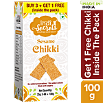 indiSecrets Sesame Chikki 100 g (4 x 25 g each)