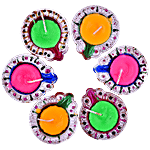 Dia Craft Dia Craft Designer Wax Diya Box - 1b 6 pcs
