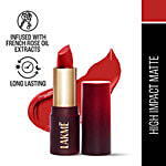 Lakme Cushion Matte Lipstick 4.5 g Red Blaze