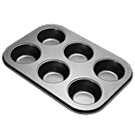 HAZEL Aluminium Non-Stick Muffin Tray - Assorted Colour 1 pc