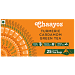 Chaayos Turmeric Cardamom Green Tea 50 g (25 Bags x 2 g each)
