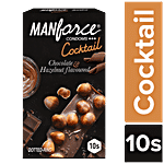 Manforce Condoms Cocktail Dotted-Rings Condoms, Hazelnut & Chocolate Flavoured 10 pcs