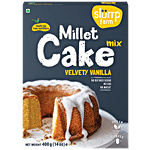 Slurrp Farm Multi Grain Vanilla Cake Mix - Wheat & Maida Free 400 g Box