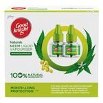Good knight Naturals Neem Liquid Vaporiser Mosquito Repellent - With Eucalyptus Oil 45 ml (Pack of 2)