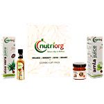 Nutriorg Immunity Detox Package 4 pcs (300 ml + 300 ml + 50 g + 100 ml)