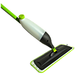 YORK Flat Spray Mop - Microfibre, With Rod, Green 1 pc 