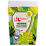 LiL'Goodness Veggie Spinach Crackers - Indian Masala 100 g