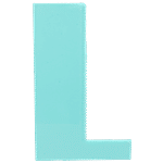 Klassic L Shape Dough Smoother Tool, KL-24 1 pc