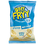 WhyFryy Popped Potato Chips - Simply Salt 35 g Pouch