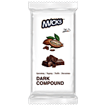 Micks Dark Compound Chocolate Slab 200 g