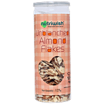 NUTRIWISH Unblanched Almond Flakes 125 g