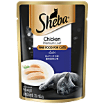 SHEBA Rich Premium Adult Fine Wet Cat Food, Chicken Loaf - +1 70 g