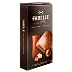 Fabelle Hazelnut Mousse, Centre-Filled Luxury Chocolate Bar 60 g