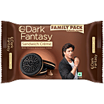 Sunfeast Dark Fantasy Dark Crunch With Choco Creme Sandwich Biscuits 237 g (Pack of 3)