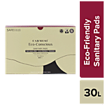 Carmesi Eco-Conscious Sanitary Pads For Rash-Free + Eco-Friendly Periods - Large 30 pcs
