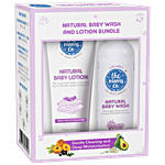 The Moms Co Natural Baby Bath & Lotion Bundle 2 pcs (100 ml + 100 ml)