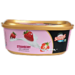 Scoops Strawberry Ice Cream 1 L Tub