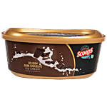 Scoops Belgium Dark Chocolate Ice Cream 1 L Tub