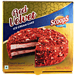 Scoops Red Velvet Ice Cream Cake 500 ml