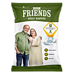 Friends Easy Adult Diaper, Medium 2 pcs 