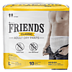 Friends Adult Diaper Pants Classic, Large 10 pcs