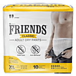 Friends Adult Diaper Pants Classic, Extra Large 10 pcs