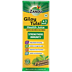 Zandu Giloy Tulsi Health Juice - Natural Immunity Booster, Organic, No Added Sugar 1 L