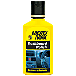 Motomax Dashboard Polish - Protects & Shines Car, Bikes Interiors, For Fibre, Plastic Surfaces 50 ml