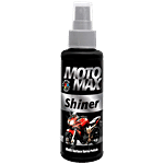 Motomax Shiner Multi Surface Spray Polish - Cleans Bikes Instantly, For Plastic, Metal, Tyre & Rubber Parts 100 ml