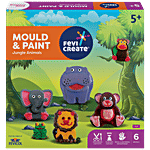 Pidilite Fevicreate Mould & Paint Jungle Animals 1 pc