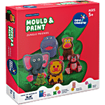 Fevicreate Mould & Paint Jungle Friends Set For Ages 5+ 1 pc