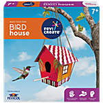 Fevicreate Make your Own Bird House - DIY Art/Craft Set, For Kids, 7 Years & Above 1 pc