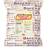 Bakersveggie Eggless Vanilla Cake Premix 1 kg 
