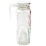 Yera Glass Juice/Water Jug- Moulded Design 1 pc 