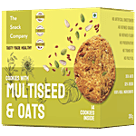 The Snack Company Multi Seed Oat Cookies - Rich In Fibre 210 g (14 Cookies x 15 g Each)