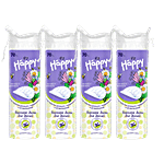 Bella Baby Happy Round Cotton Pads With D-Panthenol, Chamomile & Plantago Extract 70 pcs (Pack of 4)