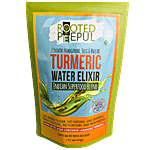 Rooted Peepul Turmeric Water Elixir, Traditional Superfood Blend 150 g kraft paper pouch
