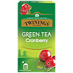 Twinings Green Tea - Cranberry 50 g (25 Bags x 2 g each)