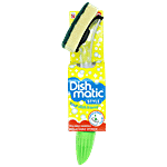 Dishmatic Style Fillable Dish Wand Sponge With Handle for Dishwashing 1 pc