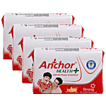 Anchor Strong Health Soap With Sanitizer 125 g (Pack of 4)