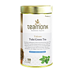 Teamonk Nilgiri Green Tea - Yakuso Tulsi 100 g (50 Bags x 2 g each)