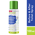 Peebuddy Toilet Seat Sanitizer Spray -| Odour and Germs Eliminating Toilet Spray | Before & After Toilet Seat Sanitiser, Disinfectant & Deodoriser | Vanilla Fragrance | Kills 99.9% Germs 100 ml