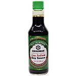 Kikkoman Soy Sauce - Traditionally Brewed, Less Sodium, Imported 296 ml