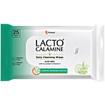 Lacto Calamine Daily Cleansing Face Wipes 25 pcs (Buy 1 Get 1 Free )