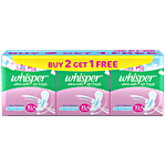 Whisper  Ultra Soft Sanitary Pads - For Women, XL 45 pads Buy 2 Get 1 Free