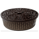 Nakoda Coco Oval Basket With Lid - Small, Assorted Colour 1 pc